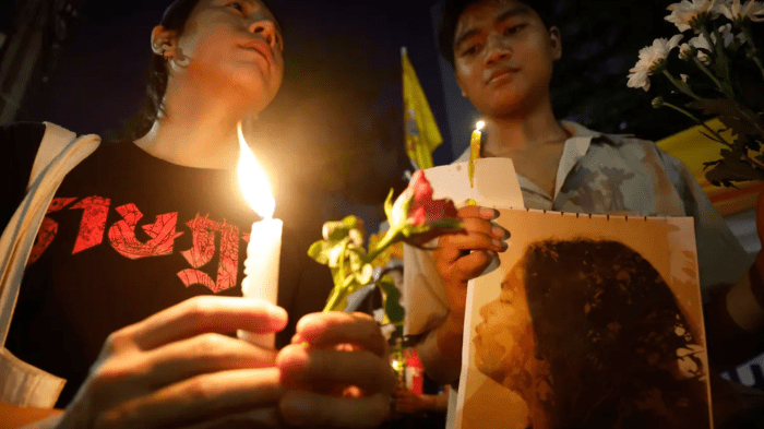 Dunia hari ini aktivis thailand meninggal setelah mogok makan di penjara