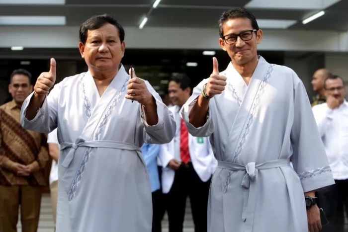 Prabowo sandi jilid 2 untuk 2024 apakah anda setuju