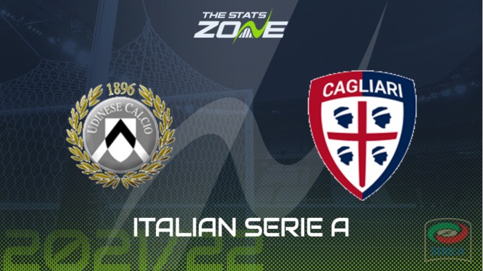 Prediksi Skor Udinese vs Cagliari Serie A 2024 Jumat 25 Oktober