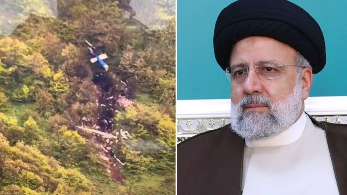 Dunia hari ini presiden iran tewas dalam kecelakaan helikopter