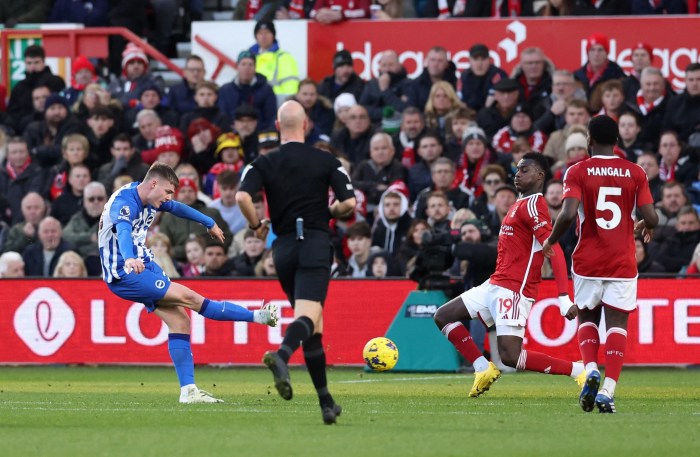 Brighton 2-2 Nottingham Forest: Points shared in a four-goal thriller