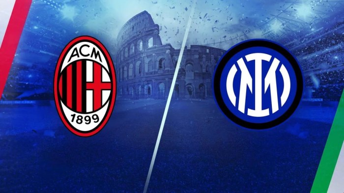 Serie A football match: Inter Milan vs. AC Milan