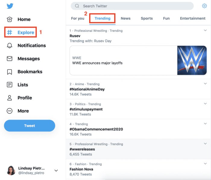 Jurus populer di jagad twitter